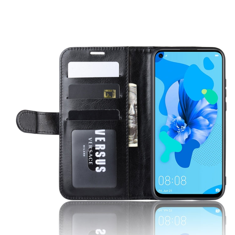 R64 Texture Single Fold Horizontal Flip Leather Case for Huawei P20 Lite 2019 / Nova 5i, with Holder & Card Slots & Wallet