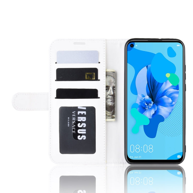 R64 Texture Single Fold Horizontal Flip Leather Case for Huawei P20 Lite 2019 / Nova 5i, with Holder & Card Slots & Wallet