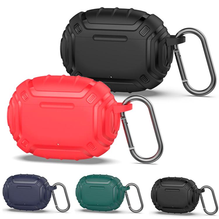 For Beats Studio Buds / Buds+ Frosted Anti Drop Shell TPU Earphone Cover with Metal Clip