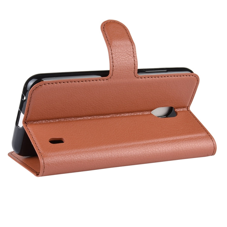 Litchi Texture Horizontal Flip Leather Case for Nokia 2.2, with Wallet & Holder & Card Slots