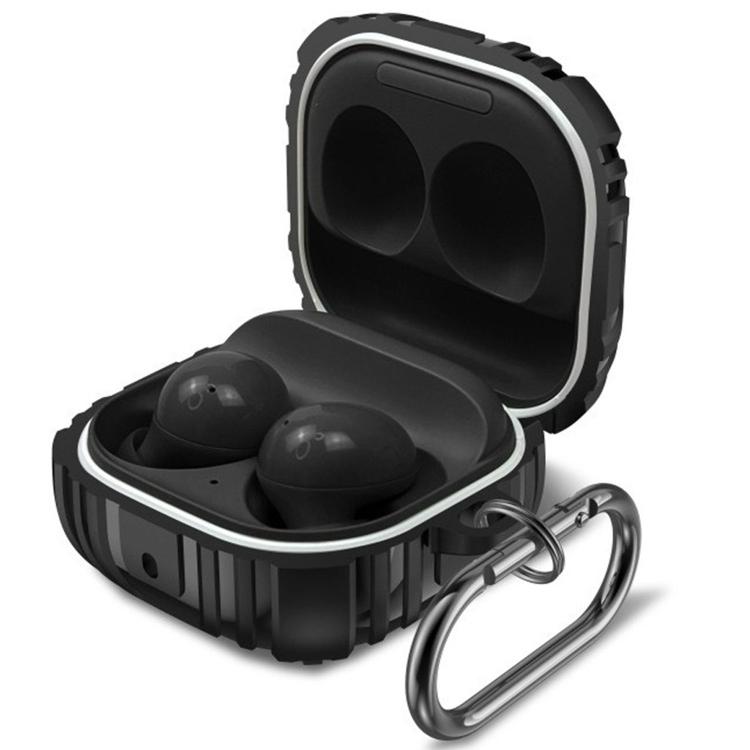 For Galaxy Buds Live / Pro / 2 / 2 Pro / FE / Core Extraordinary Frosted Anti Drop TPU Earphone Cover with Metal Buckle