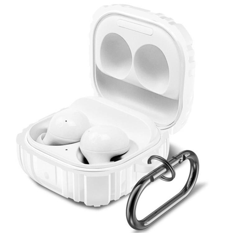 For Galaxy Buds Live / Pro / 2 / 2 Pro / FE / Core Extraordinary Frosted Anti Drop TPU Earphone Cover with Metal Buckle
