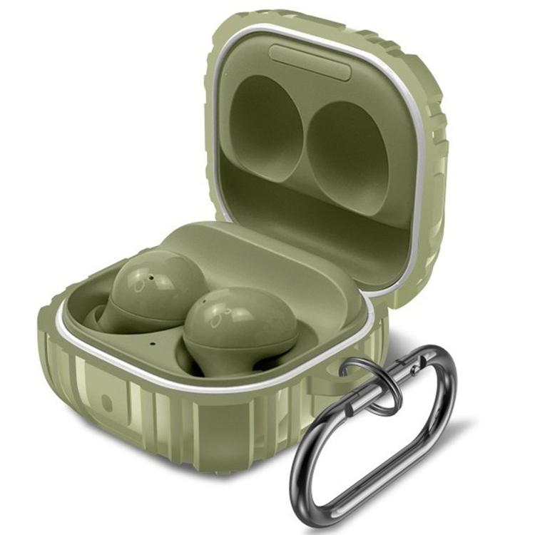 For Galaxy Buds Live / Pro / 2 / 2 Pro / FE / Core Extraordinary Frosted Anti Drop TPU Earphone Cover with Metal Buckle