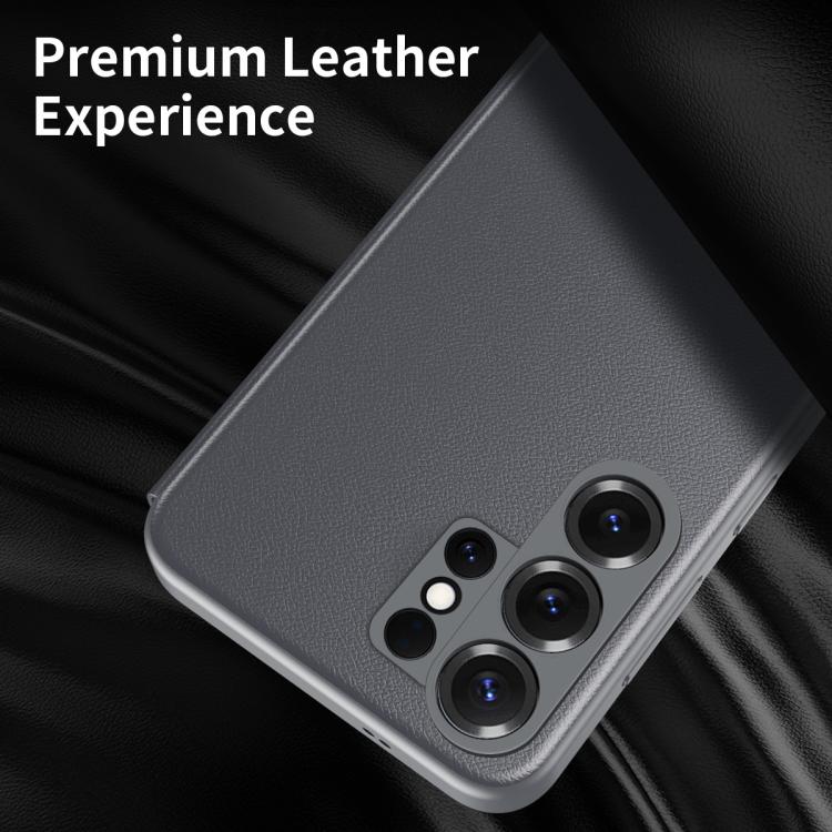 For Samsung Galaxy S26 Ultra 5G Smart View Window Leather Phone Case