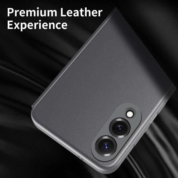 For Samsung Galaxy S25 Edge 5G Smart View Window Leather Phone Case