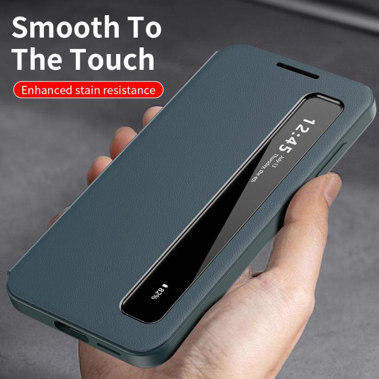 For Samsung Galaxy S23+ 5G Smart View Window Leather Phone Case