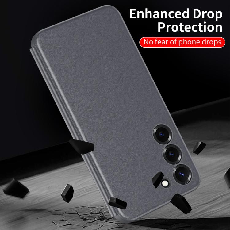 For Samsung Galaxy S23 FE 5G Smart View Window Leather Phone Case