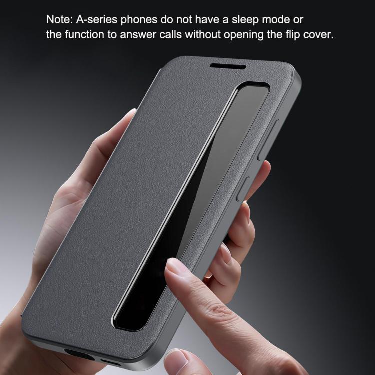 For Samsung Galaxy A16 Smart View Window Leather Phone Case