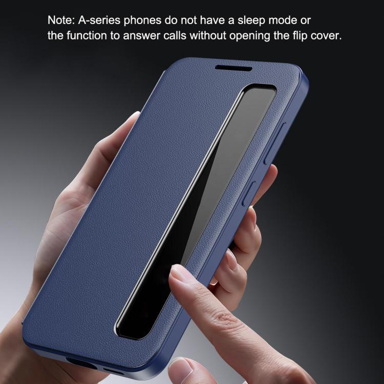 For Samsung Galaxy A16 Smart View Window Leather Phone Case