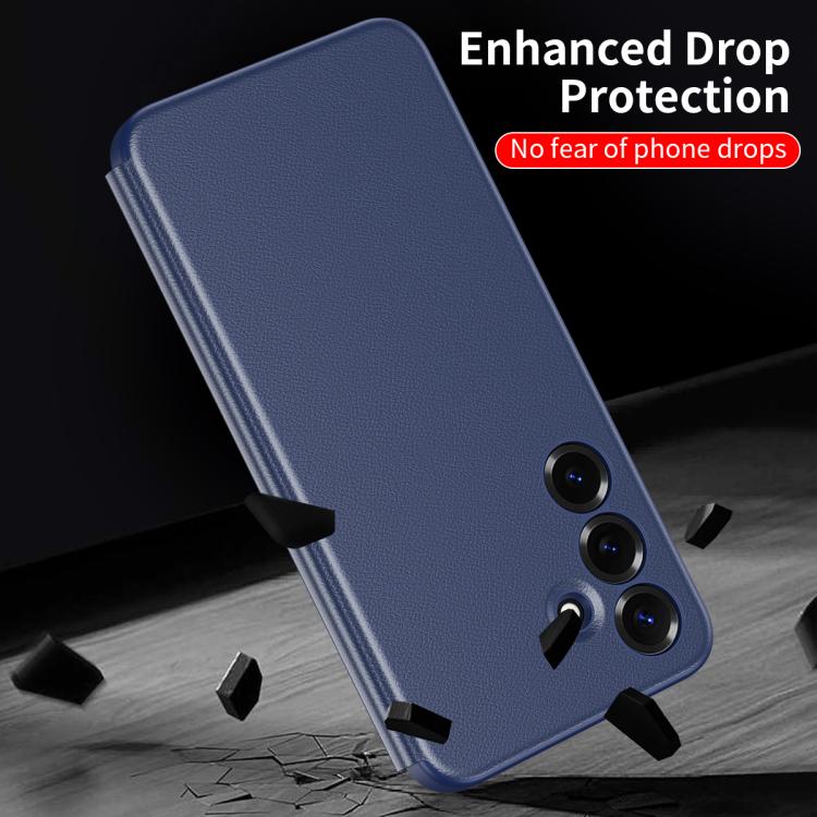 For Samsung Galaxy S24 5G Smart View Window Leather Phone Case
