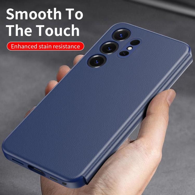 For Samsung Galaxy S25 Ultra 5G Smart View Window Leather Phone Case