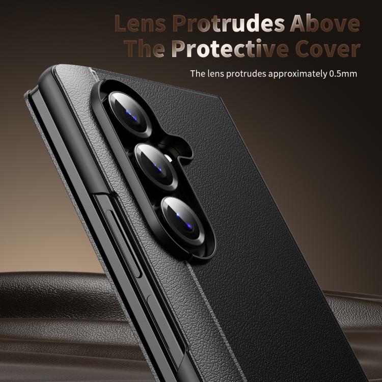 For Samsung Galaxy Z TriFold Smart View Window Leather Phone Case