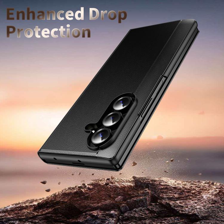 For Samsung Galaxy Z TriFold Smart View Window Leather Phone Case