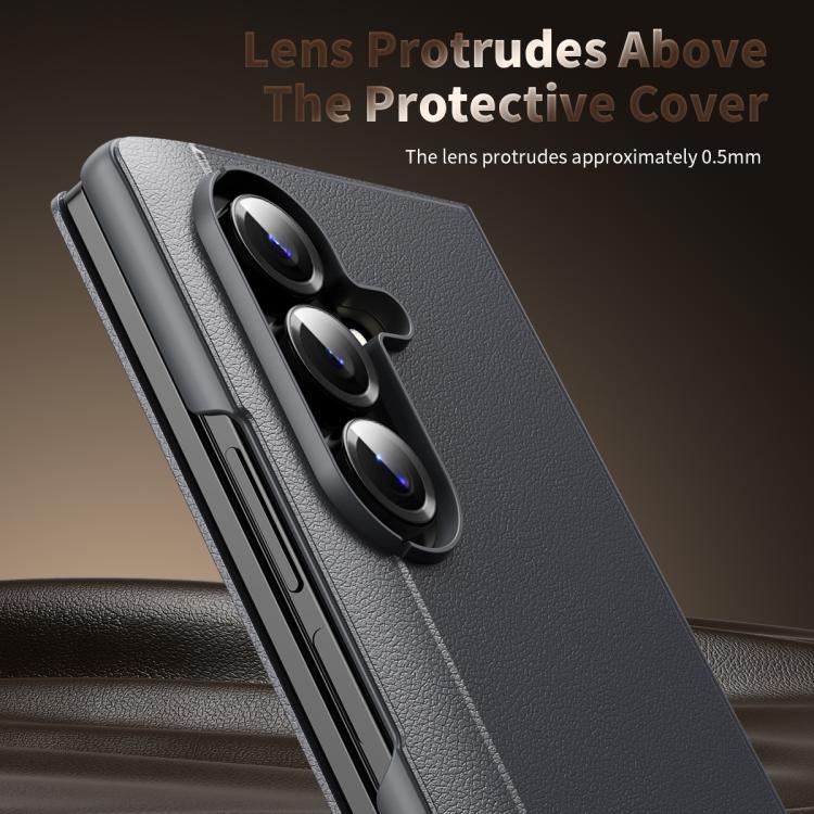 For Samsung Galaxy Z TriFold Smart View Window Leather Phone Case