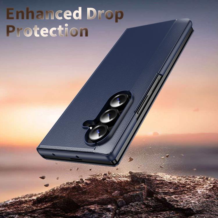 For Samsung Galaxy Z TriFold Smart View Window Leather Phone Case