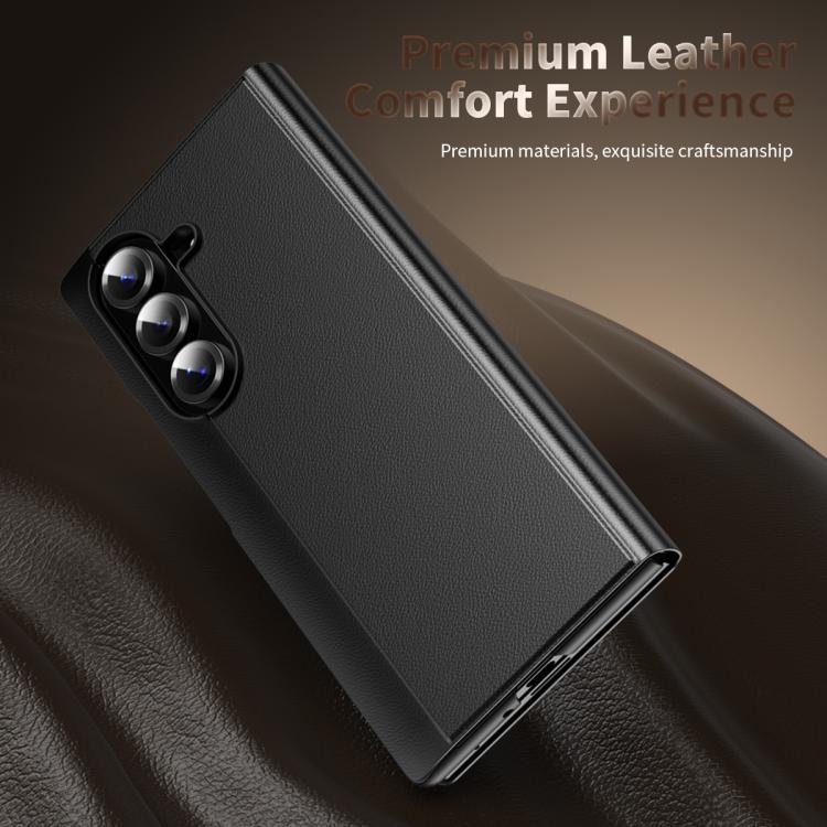 For Samsung Galaxy Z Fold5 Smart View Window Leather Phone Case