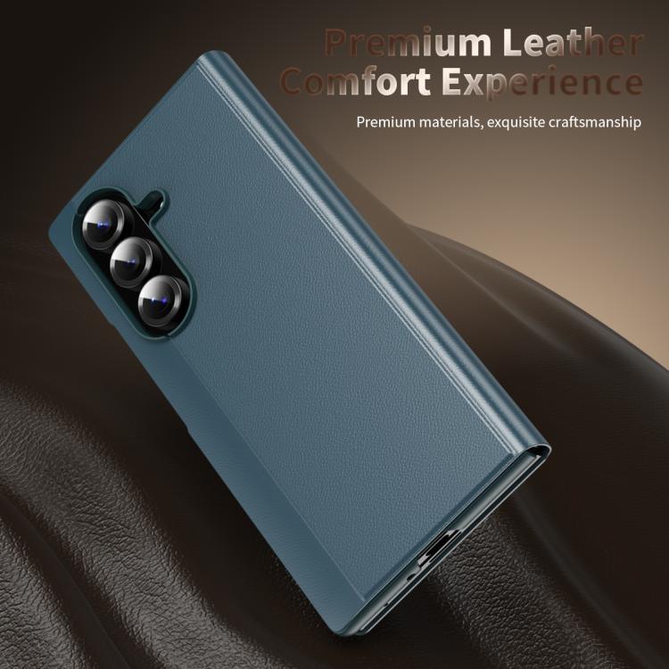 For Samsung Galaxy Z Fold5 Smart View Window Leather Phone Case