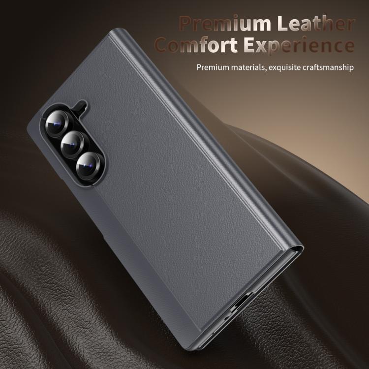 For Samsung Galaxy Z Fold5 Smart View Window Leather Phone Case