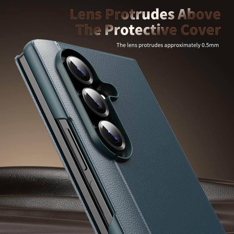 For Samsung Galaxy Z Fold5 Smart View Window Leather Phone Case