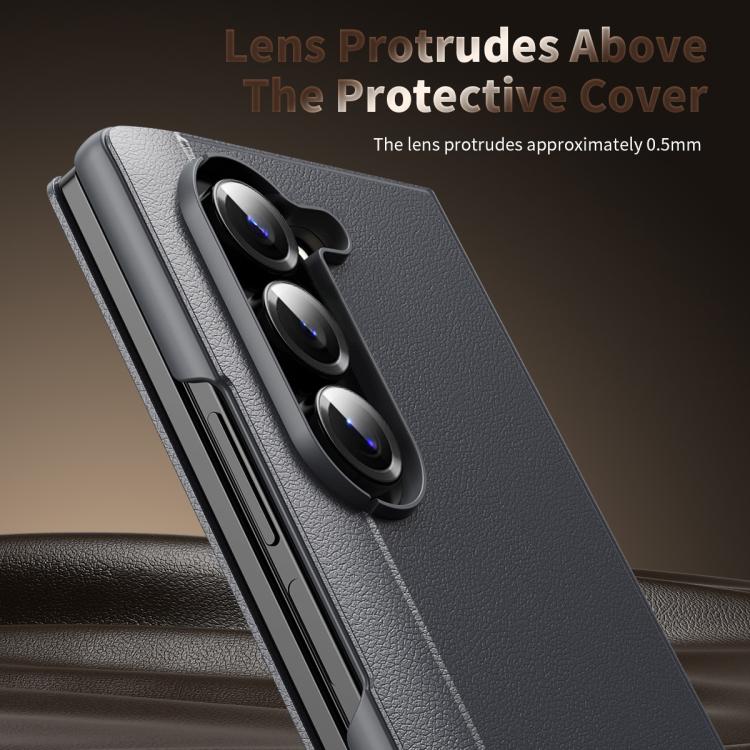 For Samsung Galaxy Z Fold5 Smart View Window Leather Phone Case
