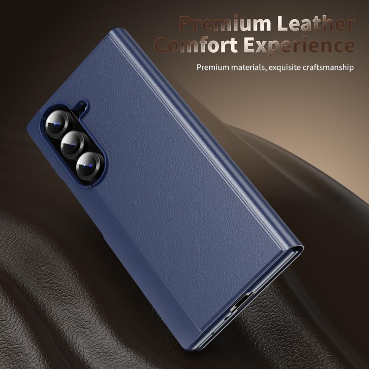 For Samsung Galaxy Z Fold5 Smart View Window Leather Phone Case