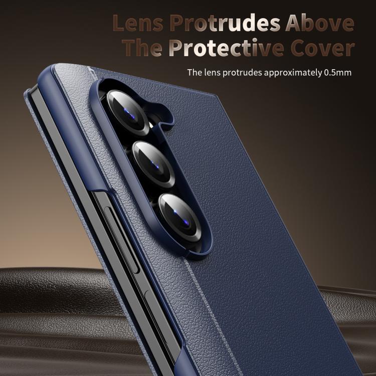 For Samsung Galaxy Z Fold5 Smart View Window Leather Phone Case