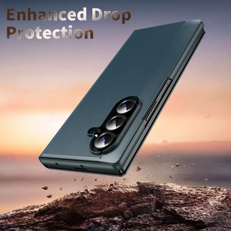 For Samsung Galaxy Z Fold5 Smart View Window Leather Phone Case