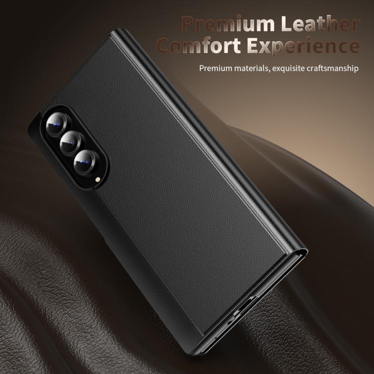 For Samsung Galaxy Z Fold3 Smart View Window Leather Phone Case