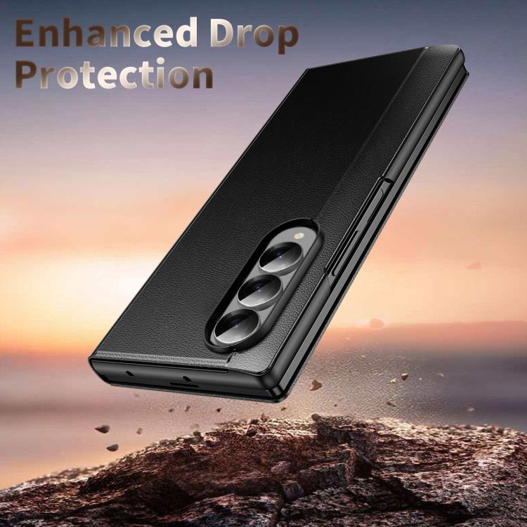 For Samsung Galaxy Z Fold3 Smart View Window Leather Phone Case