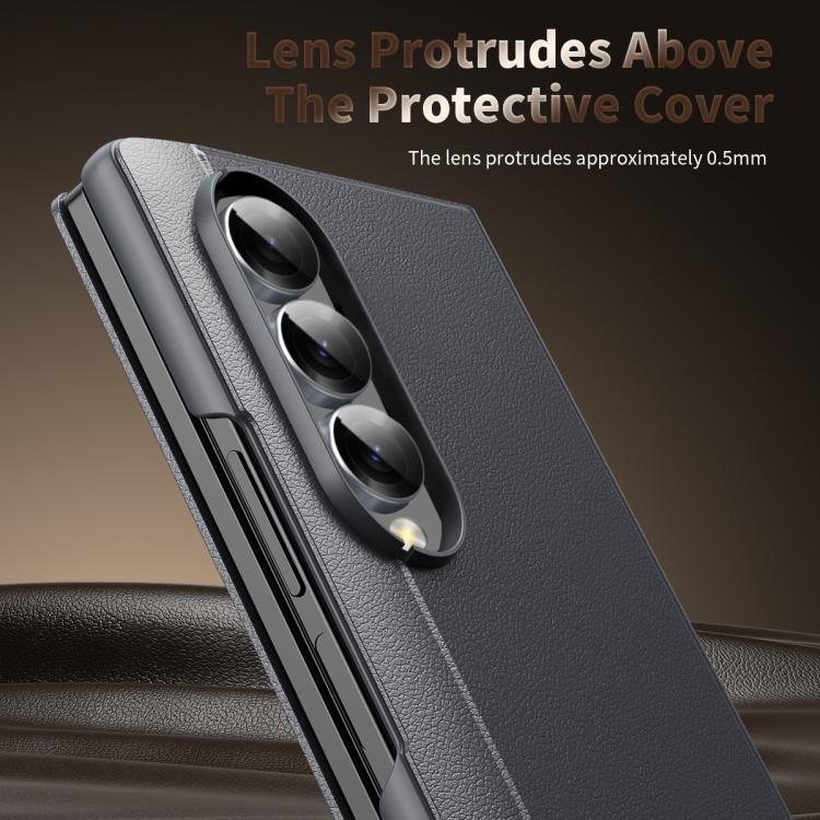 For Samsung Galaxy Z Fold3 Smart View Window Leather Phone Case