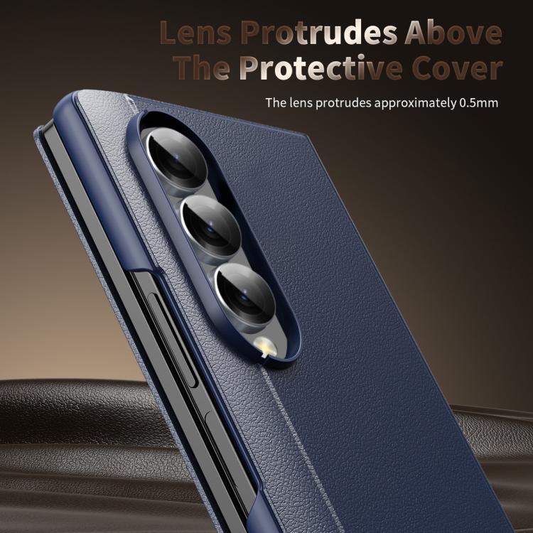 For Samsung Galaxy Z Fold3 Smart View Window Leather Phone Case
