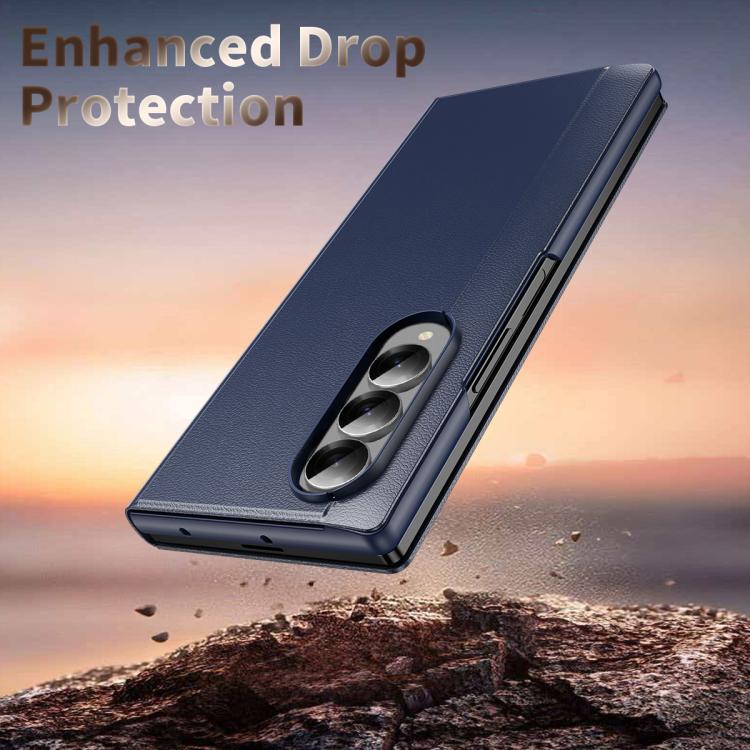 For Samsung Galaxy Z Fold3 Smart View Window Leather Phone Case