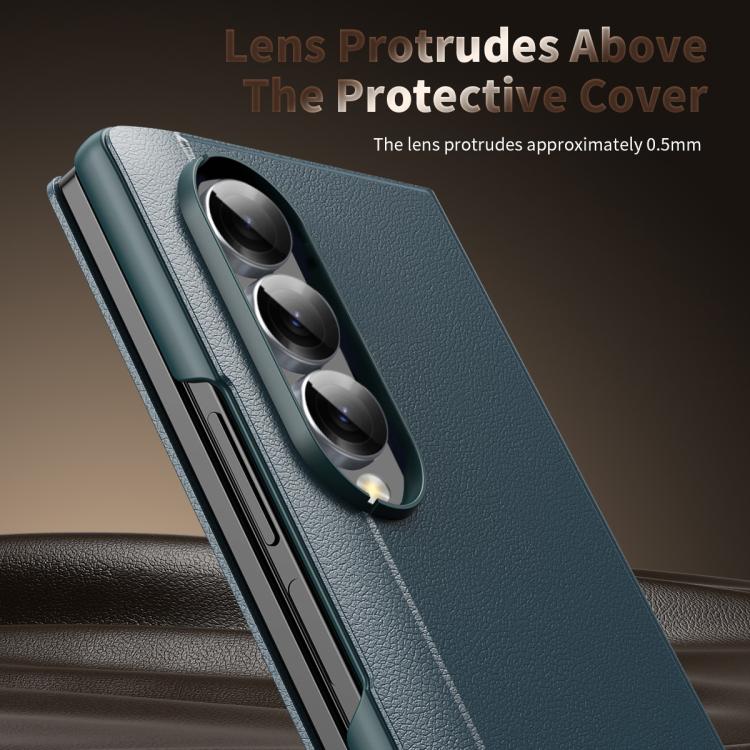 For Samsung Galaxy Z Fold3 Smart View Window Leather Phone Case