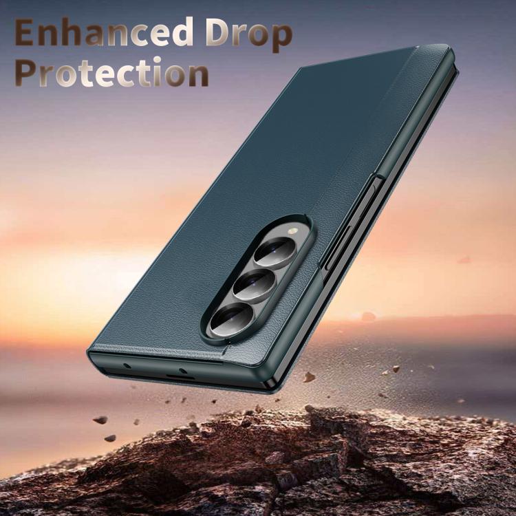 For Samsung Galaxy Z Fold3 Smart View Window Leather Phone Case
