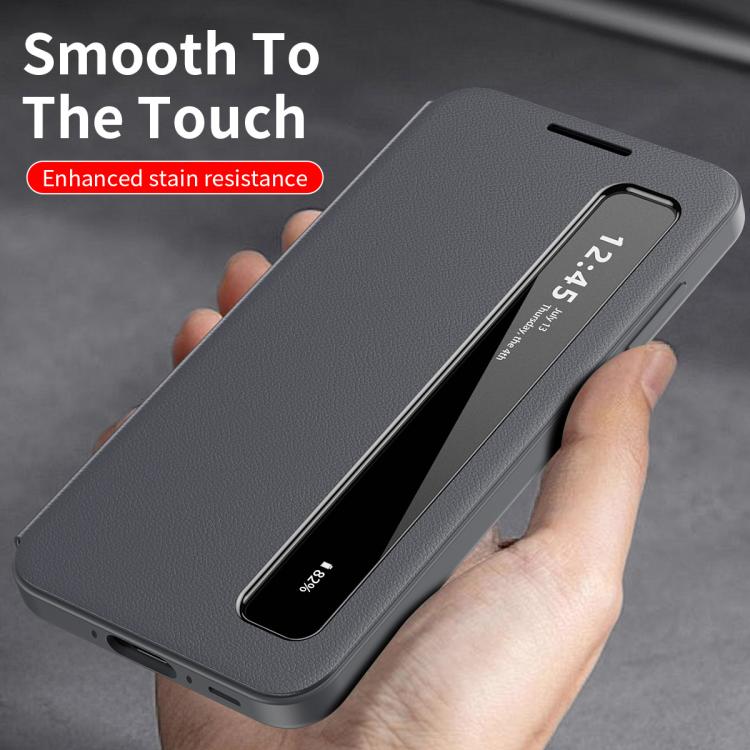 For Samsung Galaxy A57 5G Smart View Window Leather Phone Case