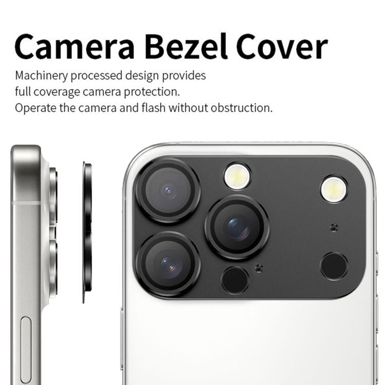 For iPhone 14 Pro Max Kalebol Instant 17 Pro Max Full Coverage Metal Lens Film Protector