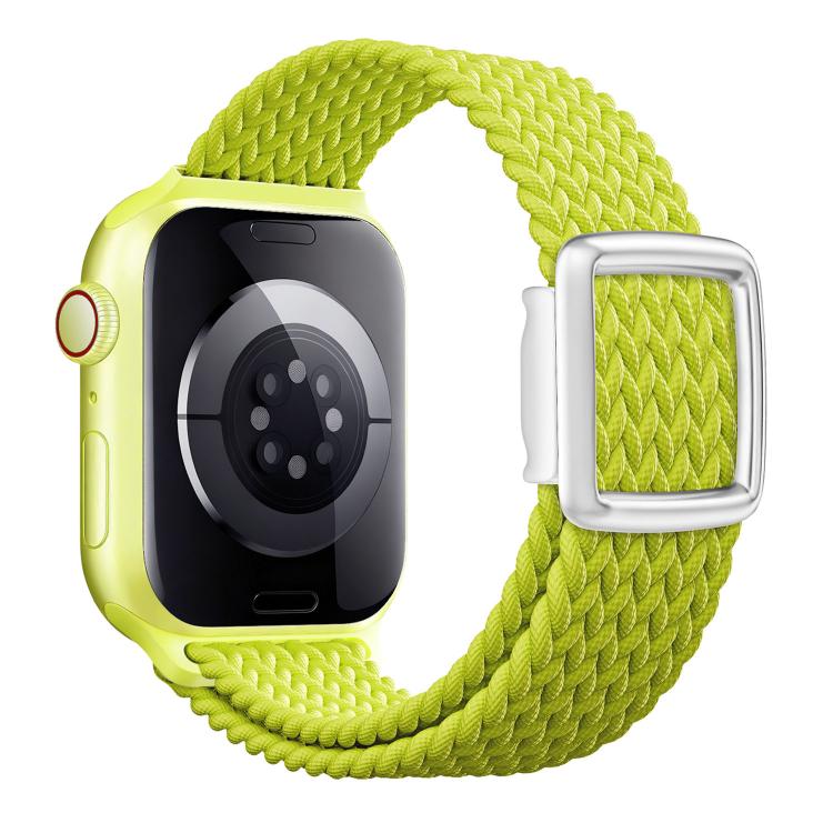 For Apple Watch 46mm / 49mm / 45mm / 44mm Modern Style Magnetic Buckle Woven Nylon Watch Band