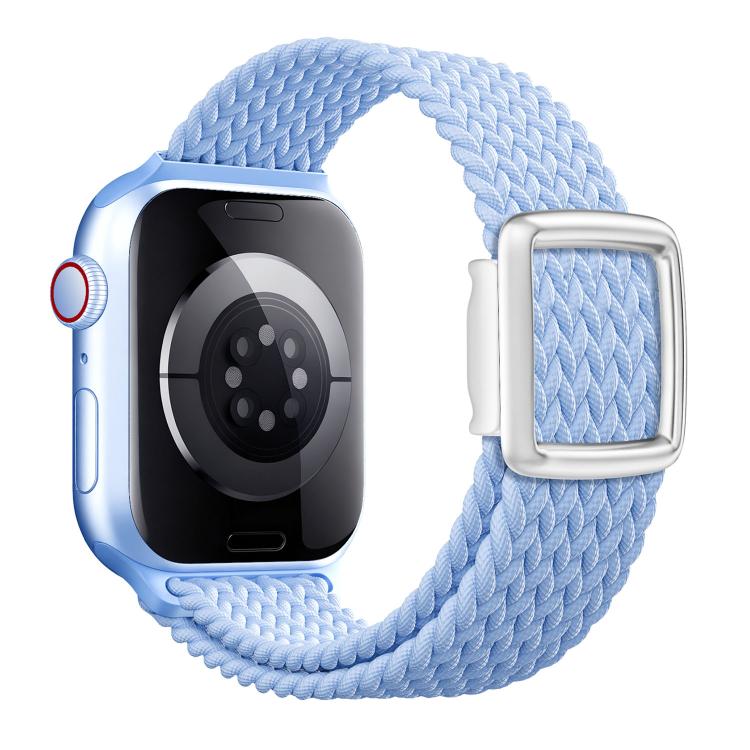 For Apple Watch 46mm / 49mm / 45mm / 44mm Modern Style Magnetic Buckle Woven Nylon Watch Band