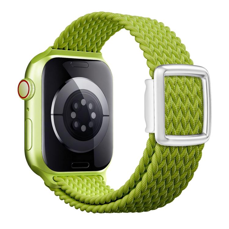 For Apple Watch 46mm / 49mm / 45mm / 44mm Modern Style Magnetic Buckle Woven Nylon Watch Band
