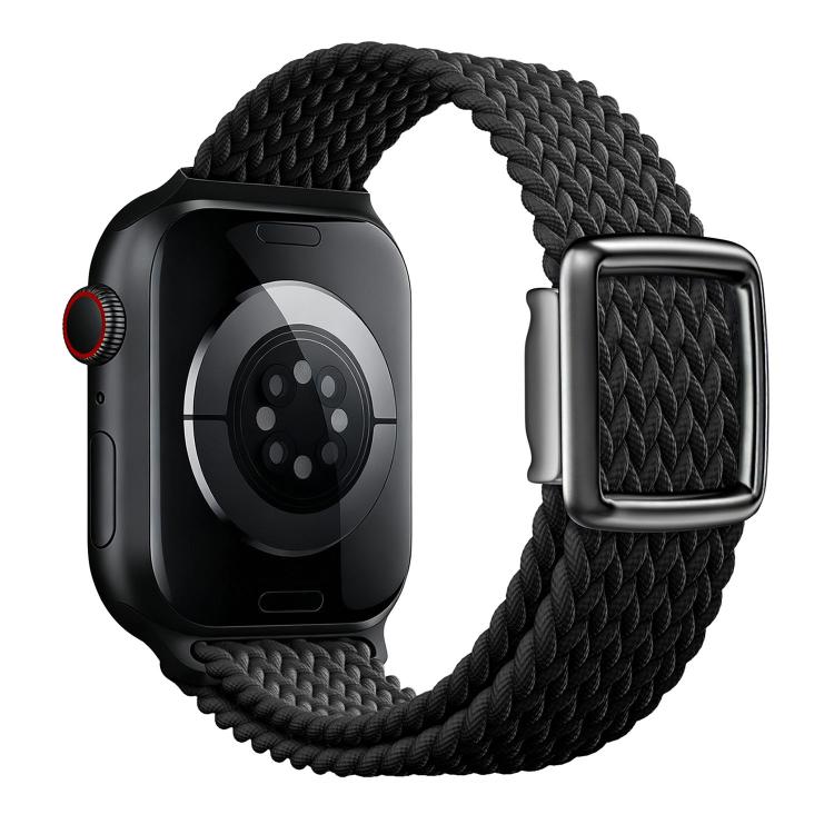 For Apple Watch 42mm / 41mm / 40mm / 38mm Modern Style Magnetic Buckle Woven Nylon Watch Band