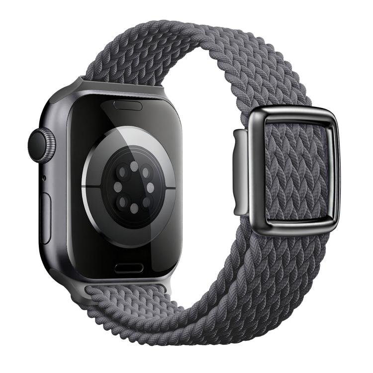 For Apple Watch 42mm / 41mm / 40mm / 38mm Modern Style Magnetic Buckle Woven Nylon Watch Band