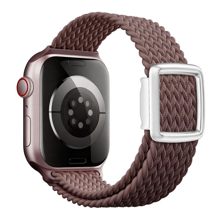 For Apple Watch 42mm / 41mm / 40mm / 38mm Modern Style Magnetic Buckle Woven Nylon Watch Band