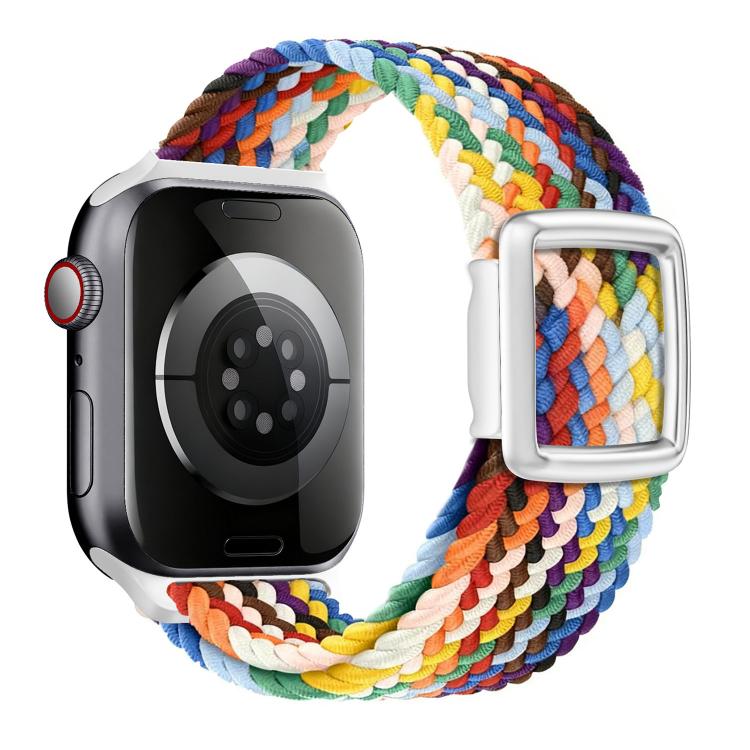 For Apple Watch 42mm / 41mm / 40mm / 38mm Modern Style Magnetic Buckle Woven Nylon Watch Band