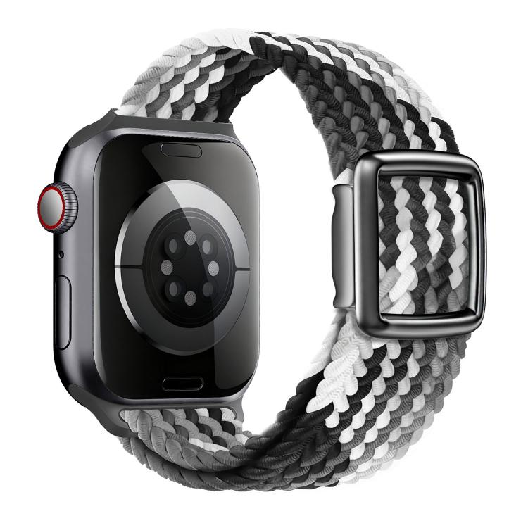 For Apple Watch 42mm / 41mm / 40mm / 38mm Modern Style Magnetic Buckle Woven Nylon Watch Band