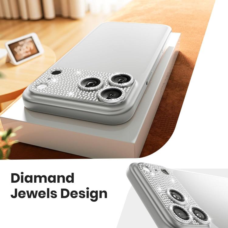 For iPhone 17 Pro Max Kalebol All-in-One Frosted Metal Armor Diamond-Shine Camera Lens Film