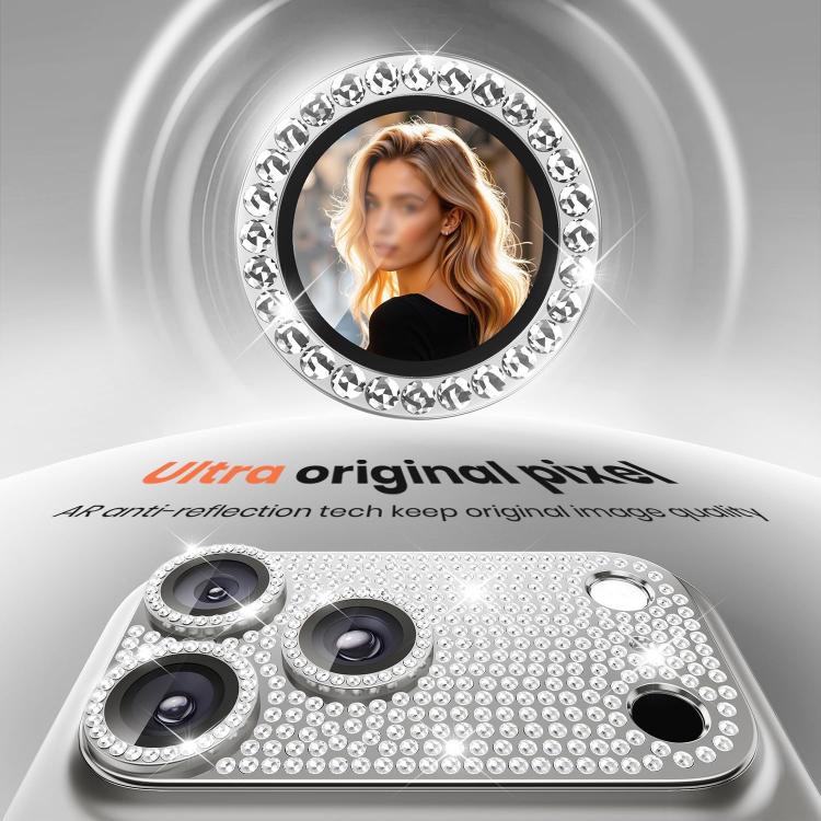 For iPhone 17 Pro Max Kalebol All-in-One Frosted Metal Armor Diamond-Shine Camera Lens Film