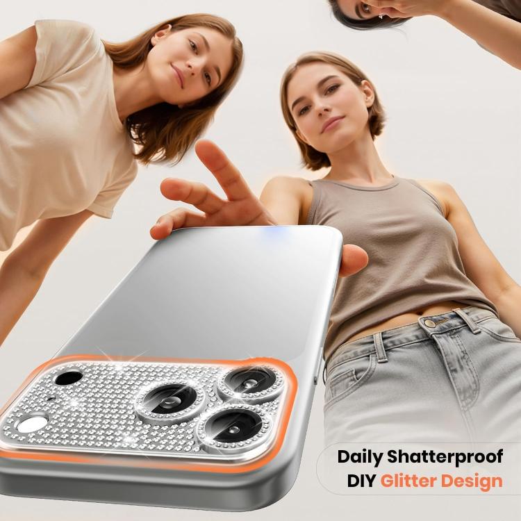 For iPhone 17 Pro Max Kalebol All-in-One Frosted Metal Armor Diamond-Shine Camera Lens Film