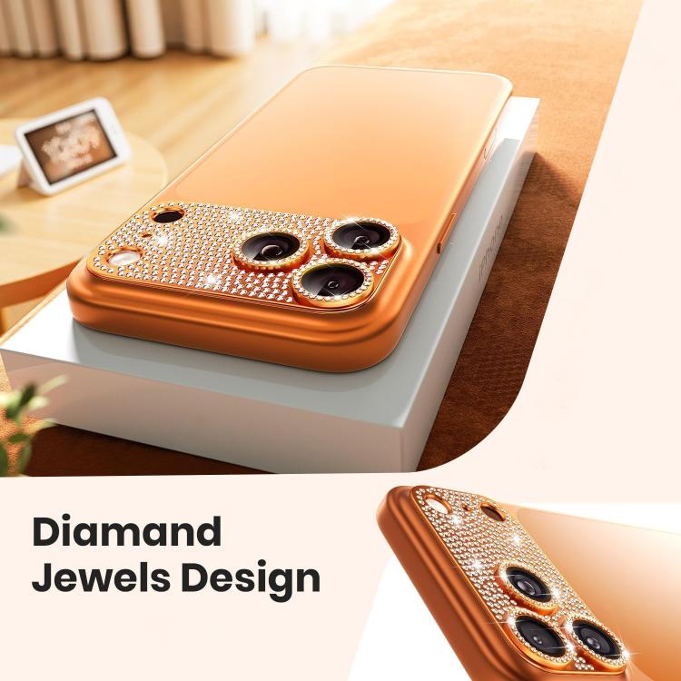 For iPhone 17 Pro Max Kalebol All-in-One Frosted Metal Armor Diamond-Shine Camera Lens Film