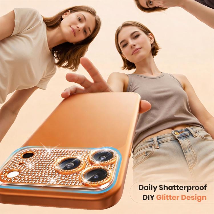 For iPhone 17 Pro Max Kalebol All-in-One Frosted Metal Armor Diamond-Shine Camera Lens Film