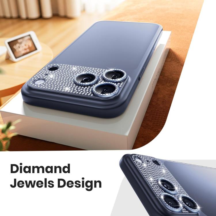 For iPhone 17 Pro Max Kalebol All-in-One Frosted Metal Armor Diamond-Shine Camera Lens Film